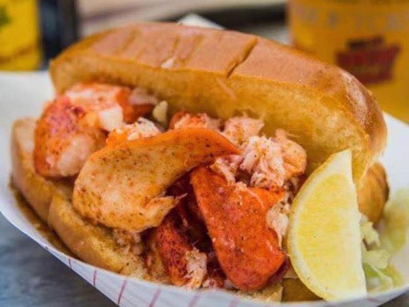 Marleys Shrimp and Burger Shack lobster rollFood Delivered by #HHIFOOD #8437857155 #fooddelivery